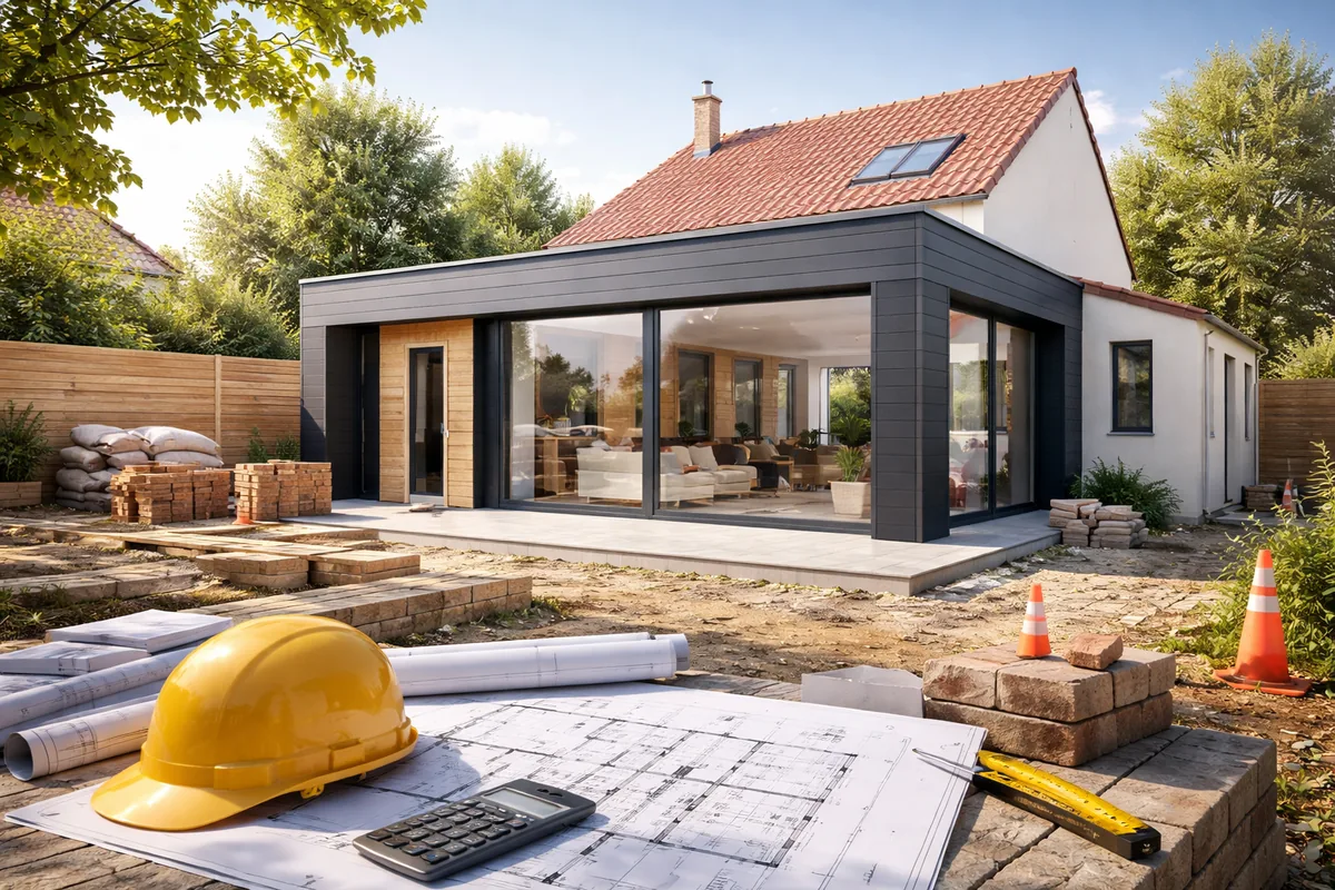 Comment le PLU influence le budget d'une extension de maison